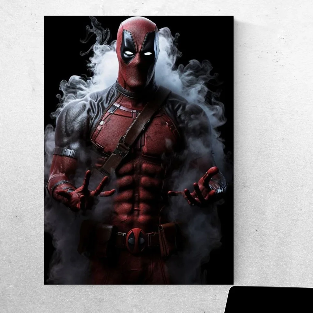 Unleash Your Wall's Power with a Superhero Metal Poster!