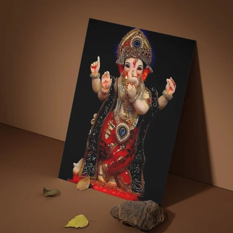 Elevate your space with a stunning Ganesha metal poster!