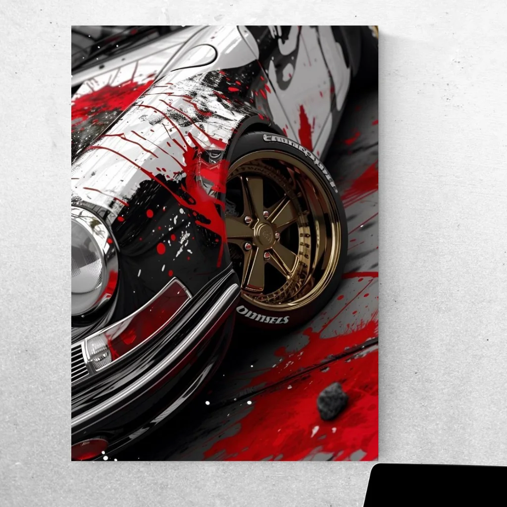 Transform your space with our sleek, unframed car posters!