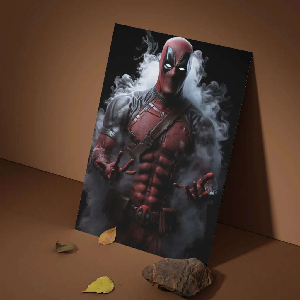Unleash Your Wall's Power with a Superhero Metal Poster!