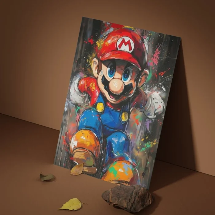 Level Up Your Space with a Mario Bros Metal Poster!