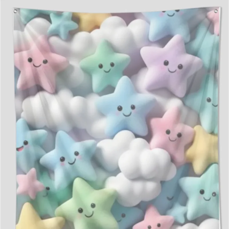 Adorable Starry Tapestry – Brighten Up Your Baby’s Room! Adorable Starry Tapestry – Brighten Up Your Baby’s Room!