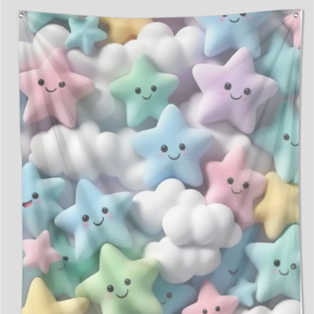 Adorable Starry Tapestry – Brighten Up Your Baby’s Room!