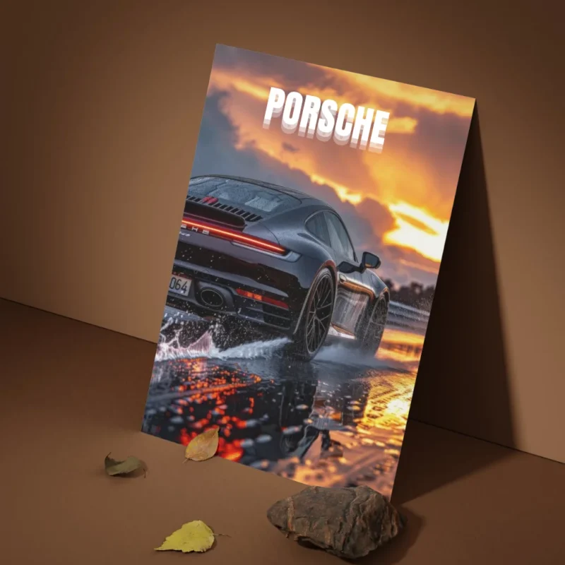 Porsche Power in Metal: Elevate Your Space! Porsche Power in Metal: Elevate Your Space!