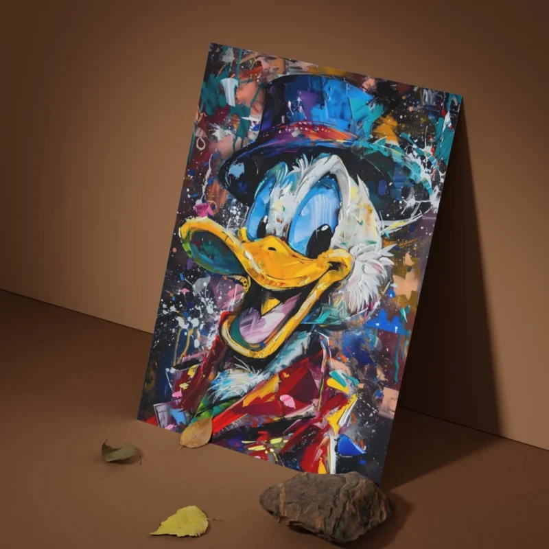 Bring nostalgia home with this iconic Donald Duck metal poster!